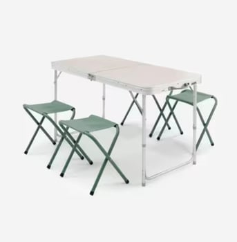 Table de camping pliable neuve
