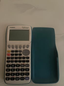 Calculatrice graphique bleu