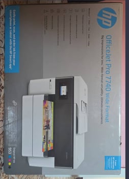 Imprimante HP OfficeJet Pro 7740 - Multifonction, Grand Format, Couleur