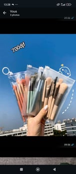 Mini pinceau maquillage - facile à utiliser