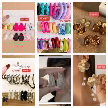 Nouveau arrivage des Boucles d\'oreille magnifiques