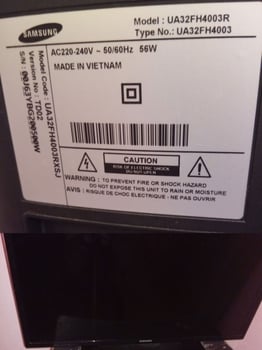 Recherche réparateur pour TV Samsung