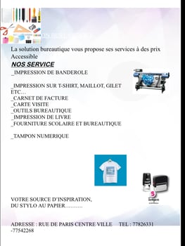 Solution bureautique à prix compétitifs