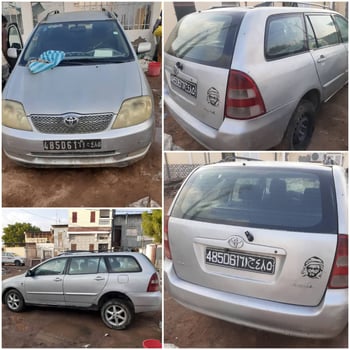 Toyota Corolla 2008 Diesel Gris Intérieur Propre à Djibouti