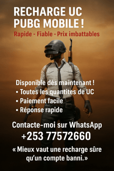 Recharge UC pour Pubg