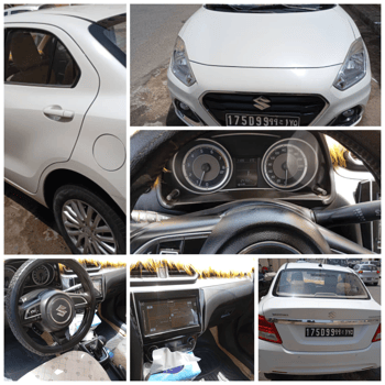 Suzuki Dzire 2023, faible kilométrage, blanc