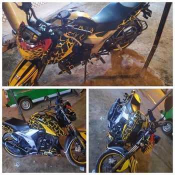 Moto TVS Apache en excellent état