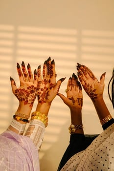 Pose de henné Khalijii pour toutes occasions