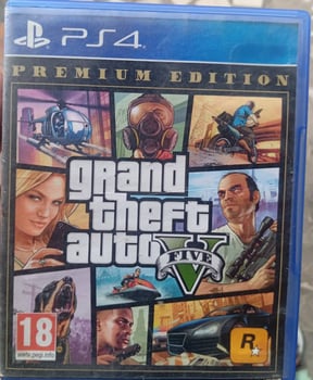 CD GTA 5 PS4, état impeccable, presque neuf