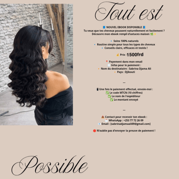 Ebook Conseils pour des cheveux forts et sains