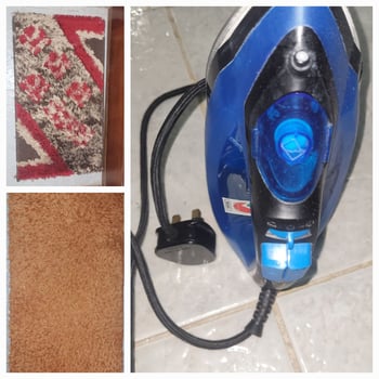 Lot de fer et tapis à vendre