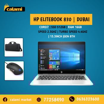 HP EliteBook 830 G8 - Core i7, SSD 512 Go, RAM 16 Go