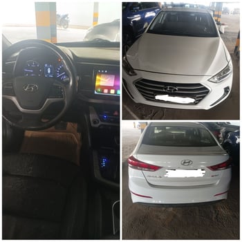 Hyundai Avante 2015, bon état, climatisation, gasoil, boîte automatique
