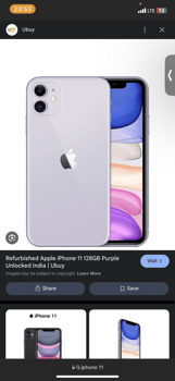iPhone 11 Violet, 128Go, 75% Batterie, Excellent État