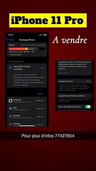iPhone 11 Pro, état impeccable