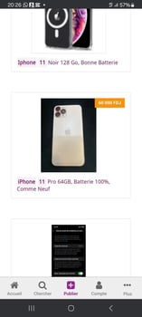 iPhone 11 Pro 256 Go, comme neuf