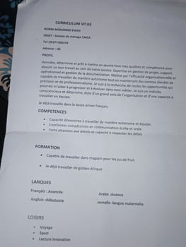 Expérimentée femme de ménage disponible pour tout type de travail