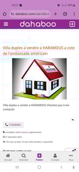 Maison F4 avec terrasse et titre foncier à Cheick Moussa