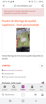 Poudre de Moringa