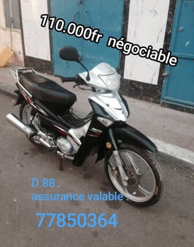 Moto 110 en excellent état à vendre