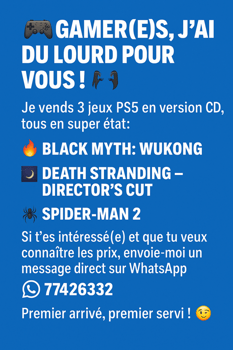Lot de 3 CD originaux en excellent état