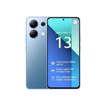Xiaomi Redmi Note 13 Ice Blue 256GB, 8GB RAM, état impeccable