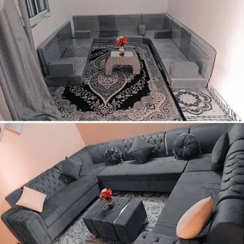 2 salons complets à vendre, style moderne et qaaci