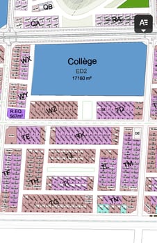 Terrain commercial à Cité Nasib - 134,76 m² avec attestation de paiement