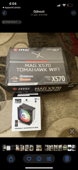 Pack Combo Ryzen 7 5800X + MSI MAG X570 Tomahawk Wifi + 64Go Ram