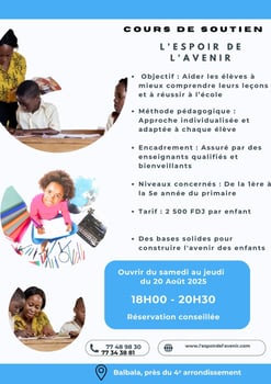 Cours de soutien de qualité pour enfants en difficulté scolaire