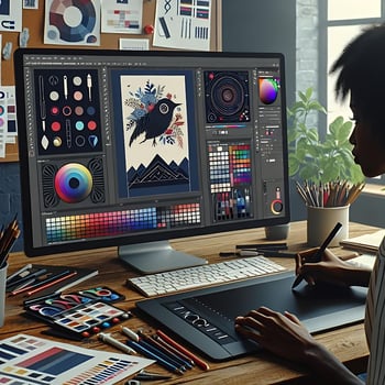 Création de logos, affiches, menus, pancartes – Graphiste disponible !