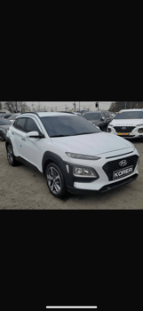 Hyundai Kona 2018, blanc, climatisation parfaite, caméra de recul