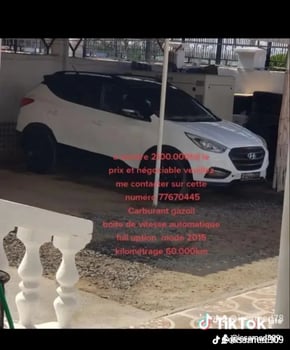 Hyundai Tucson 2014, diesel, automatique, climatisé, full option