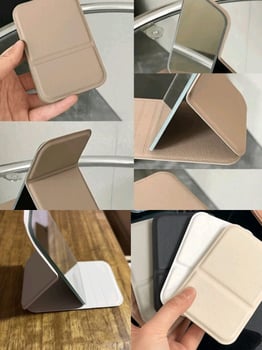 Miroir Portable Élégant pour Make Up ou Bureau