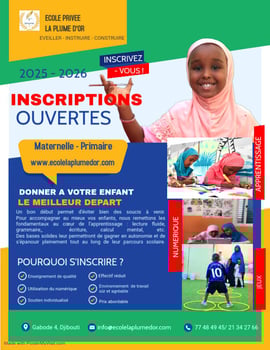 Nouvelle école privée La plume d’Or : Maternelle et Primaire