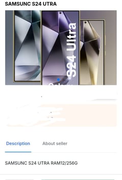 Samsung S24 Ultra 12Go/256Go en excellent état