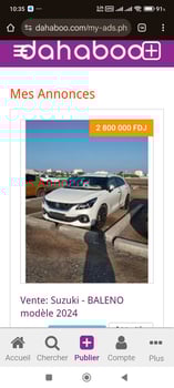 Vente: Suzuki - BALENO modèle 2024