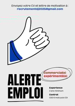 Chargé(e) commercial(e) dynamique - Offre d\'emploi