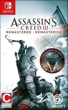 Jeu Assassin\'s Creed III Remasterisé pour PS4 - Bon état