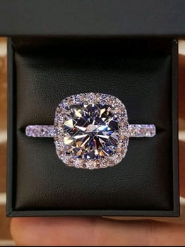 Bague élégante en argent 925 – Style Or & Argent