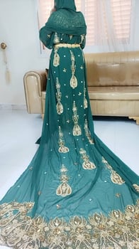 Boubou de mariage personnalisé avec accessoires - prix occasionnel
