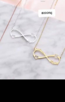 Collier personnalisé en argent 925 – Nom gravé (Or & Argent)