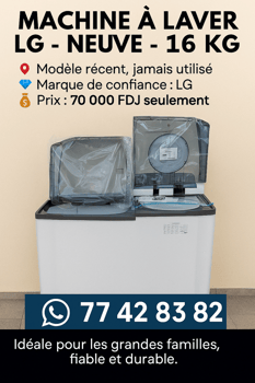 Machine à Laver LG Neuve 16 Kg