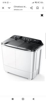 Lot d\'électroménager Limag: Réfrigérateur, Machine à laver, Climatiseur, Fer à repasser