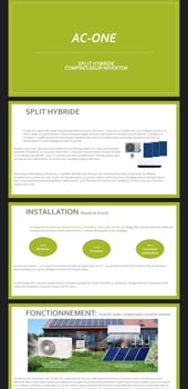 Split Hybride Inverter/Solaire. Sur commande.