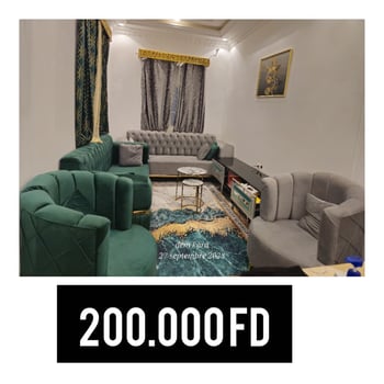 Magnifiques salons presque neufs,utilisès un peu de temps