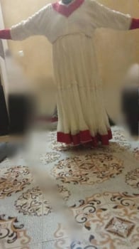 Robe traditionnelle éthiopienne, achetée à Addis Abeba, comme neuve