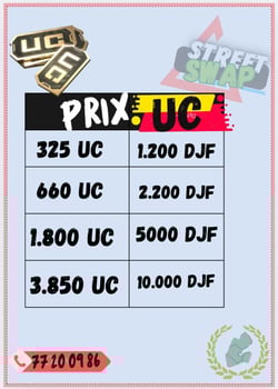 Achetez vos UC PUBG sur StreetSwap