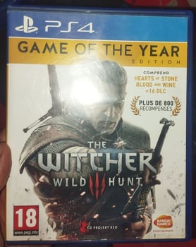 The Witcher III - The wild hunt CD ps4
