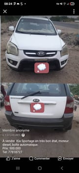 Kia Sportage 2008, boîte automatique, en excellent état